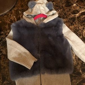 Baby Gap Faux Fur Sweater